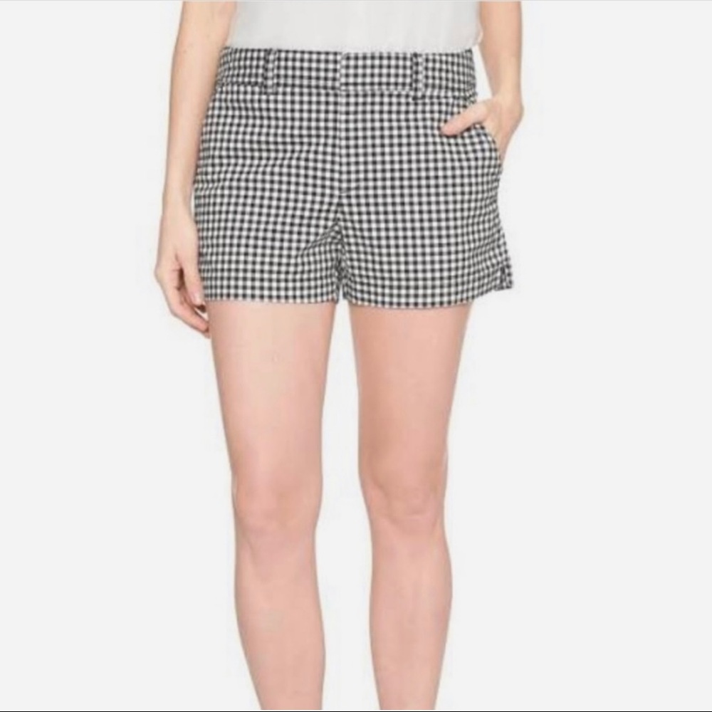 GAP Black and White Gingham Women's Shorts